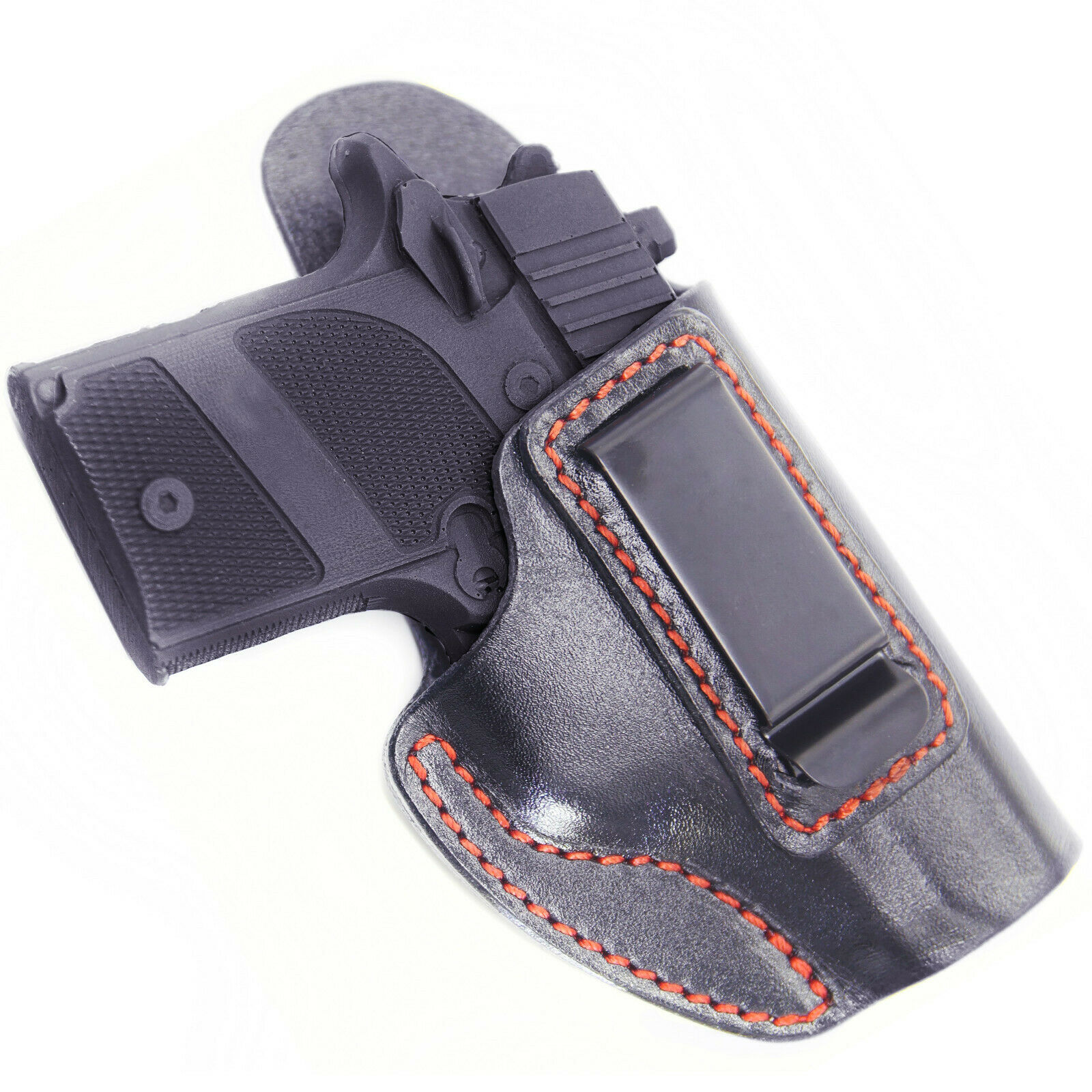P938 9mm IWB Molded Leather Concealed Carry Holster CCW BLACK RH Sig Sauer 938 