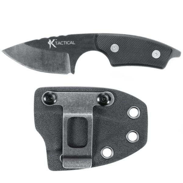 Belt Knife Upgraded Kydex Sheath Mini small molle mounted belt kit clip rotation 0-min