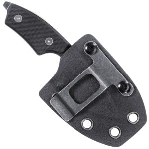 Belt Knife Upgraded Kydex Sheath Mini small molle mounted belt kit clip rotation 2-min