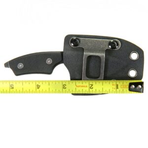 Belt Knife Upgraded Kydex Sheath Mini small molle mounted belt kit clip rotation 3-min