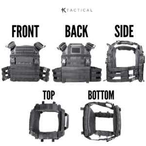 Plate Carrier KTactical best molle sapi cut 10×12 tactical gear real airsoft operator black plates 11 1080px-min