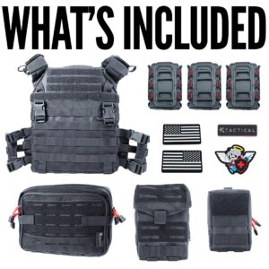 Plate Carrier Kit Ktactical admin pouches rifle mag ar pouches best kit online plate carrier 1 whats included 1080px-min