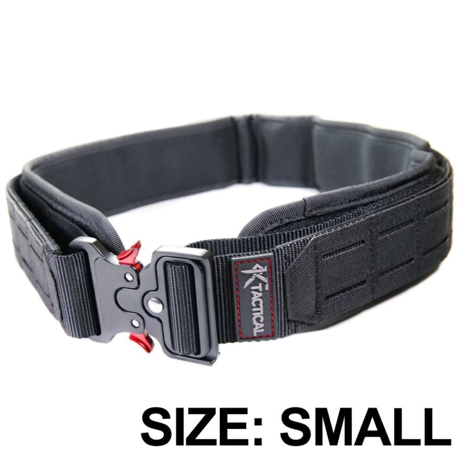 Tactical Molle Laser Cut Battle Belt Rig Padded Metal Buckle 28″ – 32 ...
