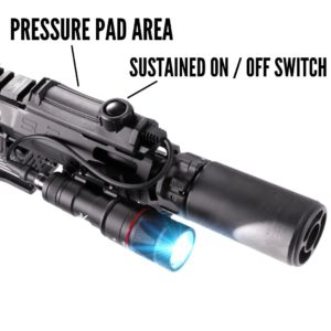 Ktactical rail rifle ar15 light with button 11-min