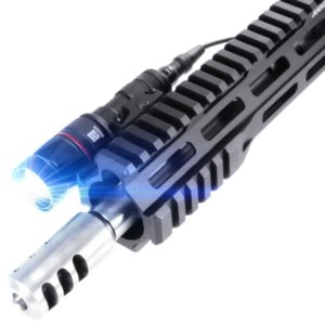Ktactical rail rifle ar15 light with button 4 (with flare)-min