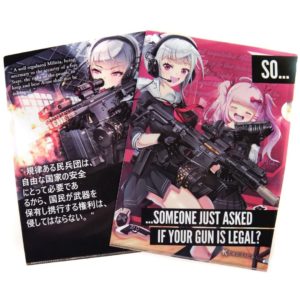 ktactical anime a4 paper binder folder plastic sheet legal gun registration holster binder 4-min