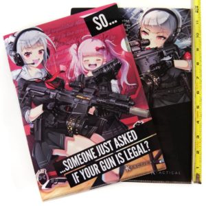 ktactical anime a4 paper binder folder plastic sheet legal gun registration holster binder 6-min