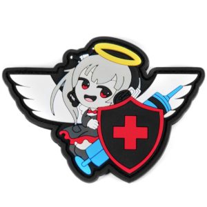 Reaper Metal / PVC Patch Scythe Witch Anime Girl (2 Pack