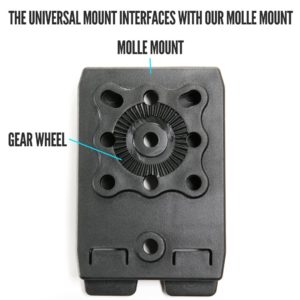 Universal molle mount ktactical holster rotation 360 degrees gear wheel 8-min