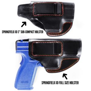 Springfield leather ktactical xd sub compact holster iwb right handed 2-min