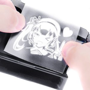 Anime Waifu Tactical Gun Sticker Engraving vinyl magwell decoration ktactical logo 0-min