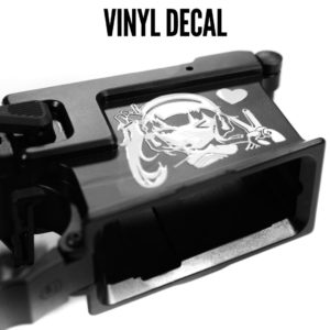 Anime Waifu Tactical Gun Sticker Engraving vinyl magwell decoration ktactical logo 2-min