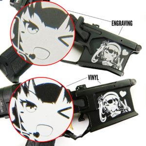 Anime Waifu Tactical Gun Sticker Engraving vinyl magwell decoration ktactical logo 7 (explanation) 1080px-min
