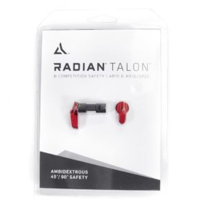 Radian KTactical Selector Switch Red AR15 anodized ambidextrous double 2 switch 2-min