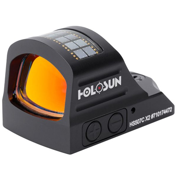 Holosun 507c X2 solar circle dot red pistol rmr style reflex sight 0-min