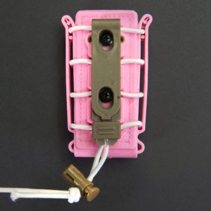 PINK Pistol Mag Pouch 9mm 45acp Yandere Anime Girl Belt White Pink KTactical 1-min