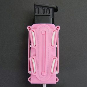PINK Pistol Mag Pouch 9mm 45acp Yandere Anime Girl Belt White Pink KTactical 3-min