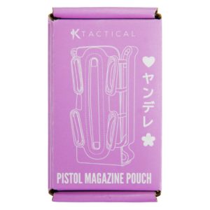 PINK Pistol Mag Pouch 9mm 45acp Yandere Anime Girl Belt White Pink KTactical 6-min