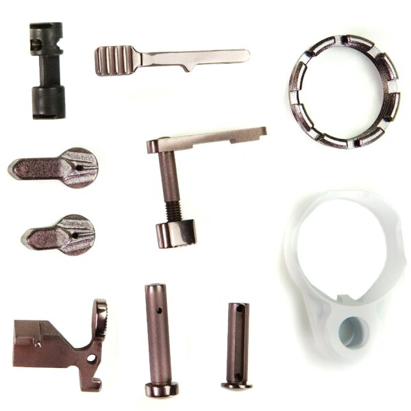 TiCN Rose Gold Bronze Brass Copper Colored Lower Parts Kit AR15 556 223 pink white 0-min