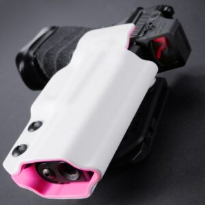 For Glock 19 OWB kydex pink white holster yandere cute anime 2-min