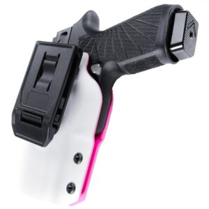 For SIG P320 OWB Kydex White and Pink Yandere KTactical Holster Kawaii Cute 6-min