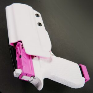 Pink P320 inside pink holster ktactical kawaii white pink kydex owb molle belt 0-min