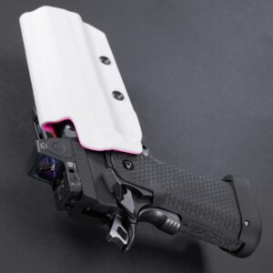 for 1911 2011 Kydex OWB holster white pink yandere cute kawaii 3-min